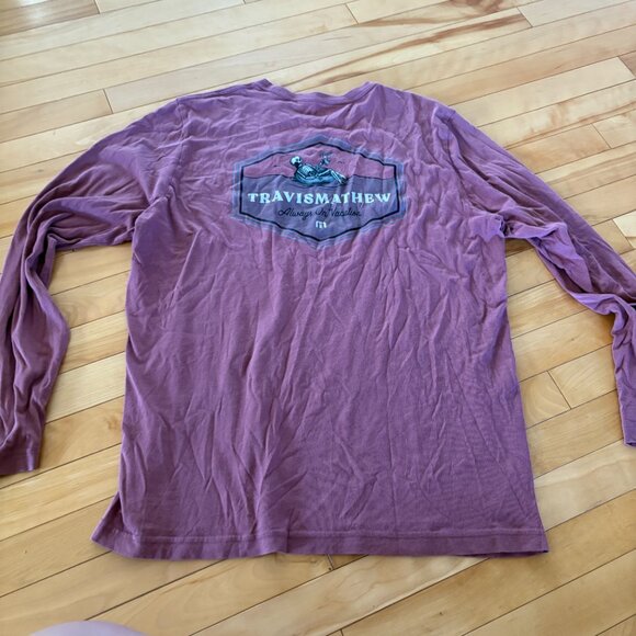 Travis Mathew Premium Long Sleeve Size Large 100% Pima Cotton - Picture 4 of 9